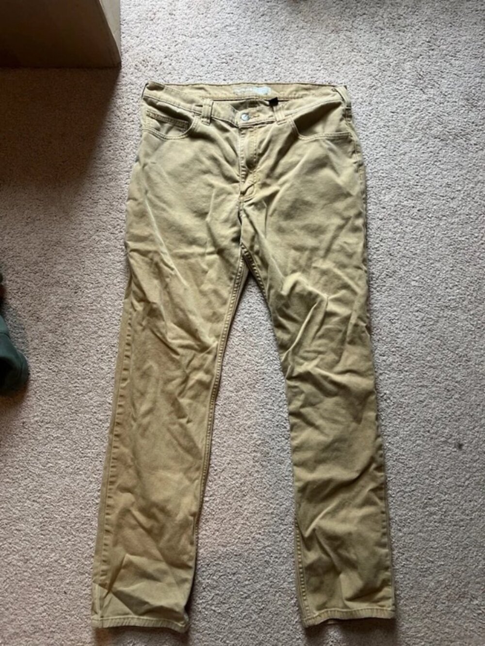 Carhartt Men’s Relaxed Straight Khaki Pants 34x34 - Picture 3 of 3
